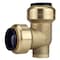 Apollo 3/4 in. Brass Push-To-Connect 90-Degree Elbow with Drain/Vent FSBE34V - alternate 1